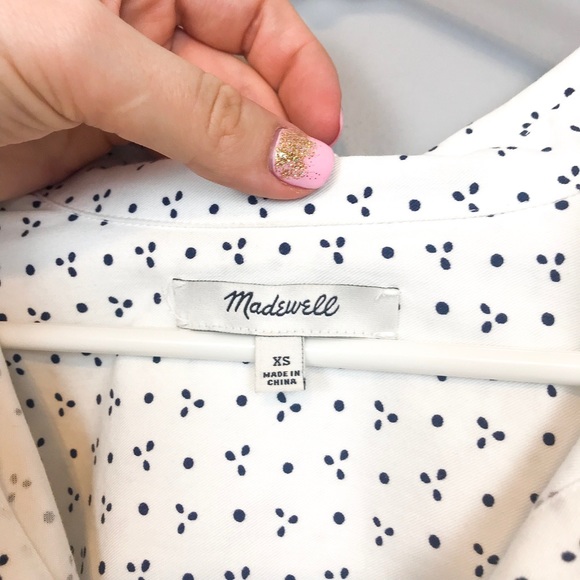 Madewell Long Sleeve Button Down Shirt - Picture 2 of 3